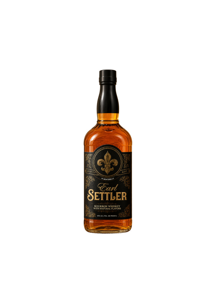 EARL SETTLER BOURBON WHISKEY 40% 750ML